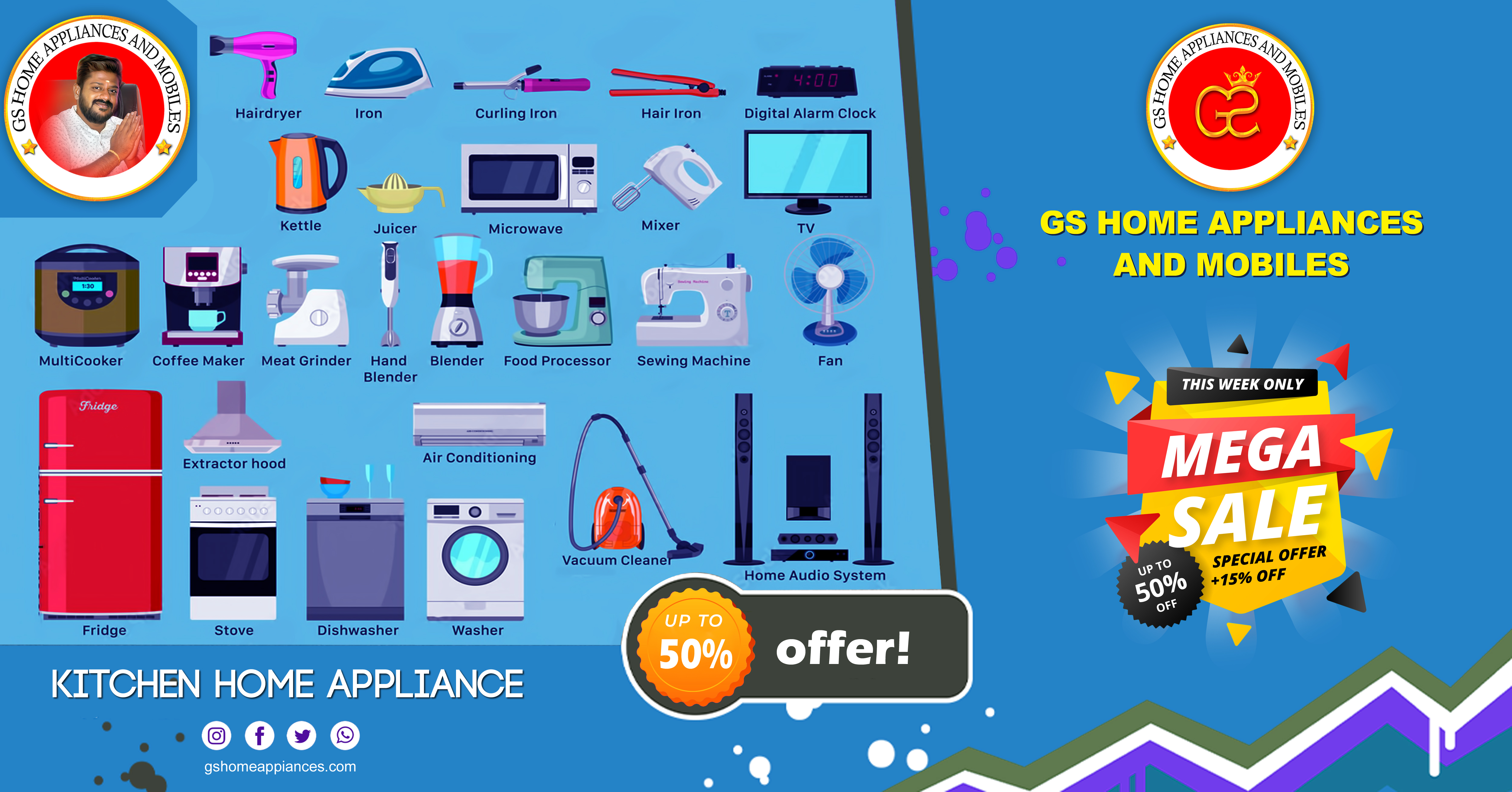 GS HOME APPLIANCES & MOBILES